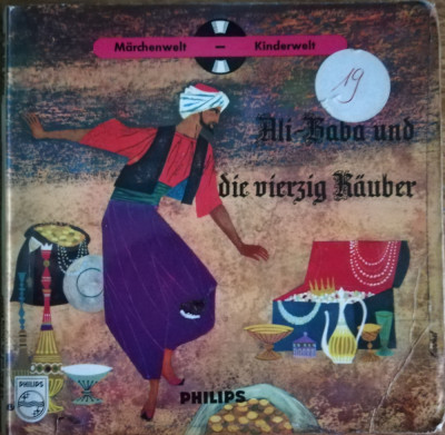Disc Vinil 7# Wilhelm Hauff &amp;lrm;&amp;ndash; Ali-Baba Und Die Vierzig R&amp;auml;uber &amp;lrm;&amp;ndash; 423 905 QE foto