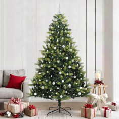 vidaXL Brad de Crăciun artificial cu ramuri articulare 300 LEDs 240 cm 3396012