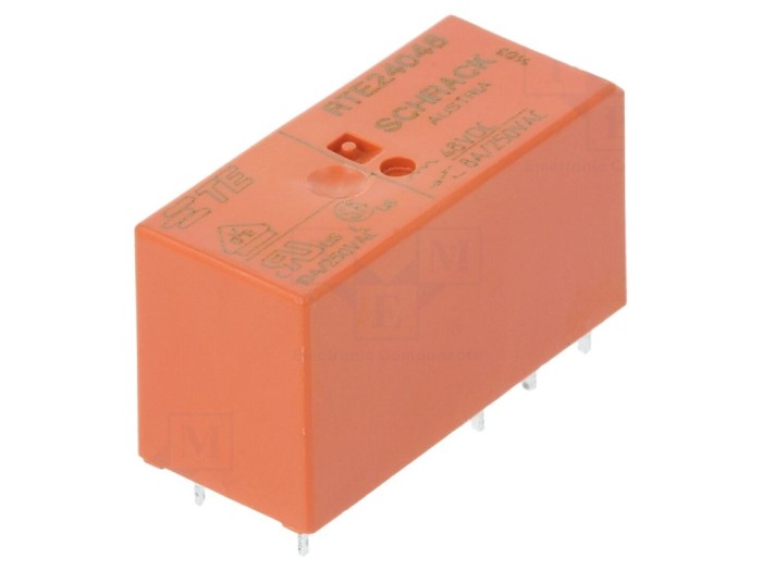 Releu electromagnetic DPDT 48VDC 8A
