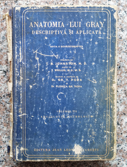 Anatomia Lui Grey Descriptiva Si Aplicata Volumul 3 - Colectiv ,560933