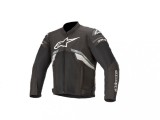 Jacheta Moto Barbati Alpinestars T-GP Plus R V3 Air, Textil, Protectii Coate/Umeri, Negru/Gri/Alb, Marimea L