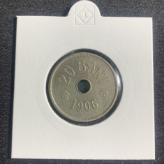 Moneda 20 bani 1906 fără semn monetarie