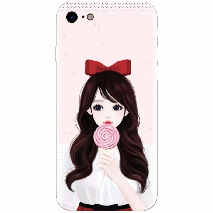 Husa silicon pentru Apple Iphone 6 Plus, Girly 001