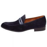 Pantofi barbati, din piele naturala, Gino Rossi, MMU093-42-32, bleumarin, 43