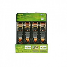 Set 4 chingi cu clichet fixare marfa, Strend Pro TR-200718, 1", L-4.5 m