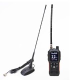 Portable CB radio station package PNI Escort HP 102 multi standard, 4W, 12V-24V, AM-FM with CB antenna PNI Extra 48 with magnet