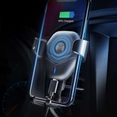 Incarcator Qi Wireless Tip Suport Telefon Auto iPhone X Fast Charge foto