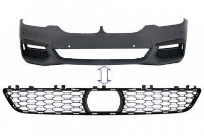Grila Central Inferioara BMW Seria 5 G30 G31 (2017-2019) M-Tech Design Performance AutoTuning foto