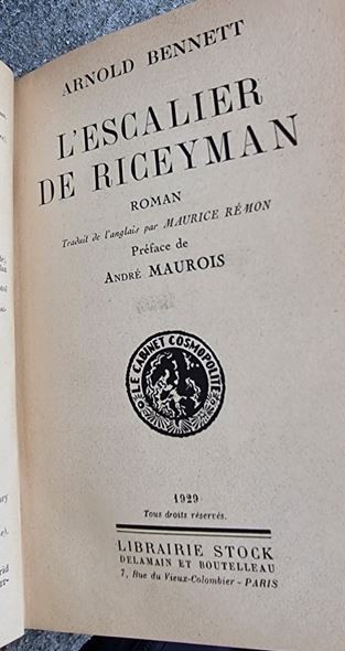 Arnold Bennett - L'Escalier de Riceyman