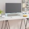 Gossi stativ tv/suport monitor, sticla, verde, 60 x 25 x 11 cm