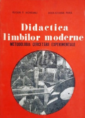 Didactica limbilor moderne. Metodologia cercetarii experimentale foto