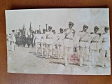 Fotografie Carol al II-lea, Parada Militara, Prim Plan, 14x9 cm, Alb Negru, Vintage