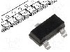 Tranzistor N-MOSFET, capsula SOT23A-3, ALPHA & OMEGA SEMICONDUCTOR - AO3160E