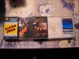 LOT de 5 casete audio inregistrate: ELTON JOHN, muzica din BATMAN FOREVER, SMOKIE-The World And Elsewere, GENESIS-Duke, PAUL McCARTNEY - Of The Ground