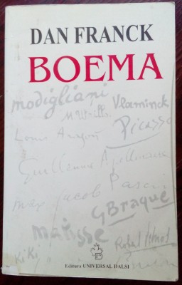DAN FRANCK - BOEMA (trad. ANA ANDREESCU, 2003) [cu sublinieri/adnotari in text] foto