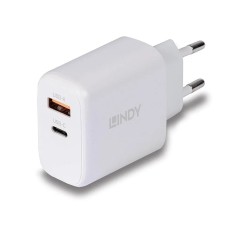 Incarcator Lindy USB A &amp; C, 65W, putere intrare 100-240VAC,