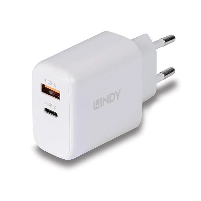 Incarcator Lindy USB A &amp; C, 65W, putere intrare 100-240VAC,
