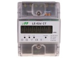 Contor digital F&amp;F montare șină DIN LCD 1,5A