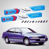 Cumpara ieftin Ștergătoare Toyota Carina E Hatchback 1992-1997 | Set Față Flat Premium &ndash; TeamCar&reg;