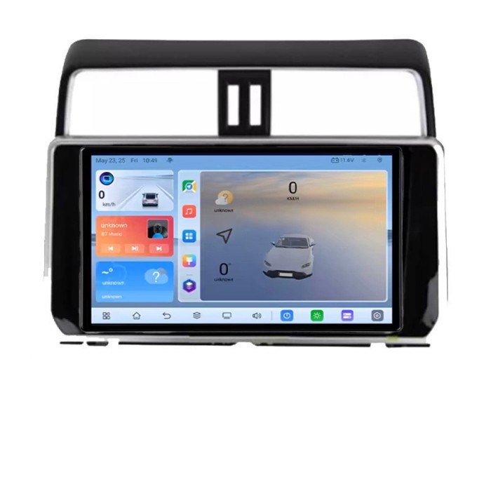 Navigatie Toyota Prado J150 2018- C-1065 Android 8 Core 2.2 Ghz 8+128 Qled 1K ADAS 4G LTE GPS 360 KIT-1065+EDT-E410V3 CarStore Technology
