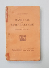 MANIFESTE DU SURREALISME par ANDRE BRETON - PARIS, 1924 foto