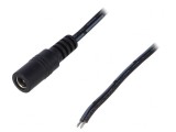 Cablu Alimentare DC 5,5/2,1 Negru 1,46m