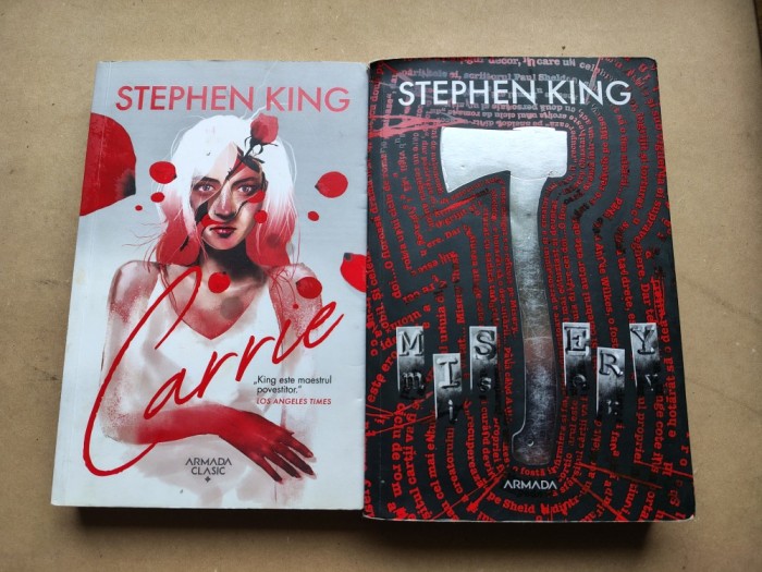 Carrie , Misery - Stephen King