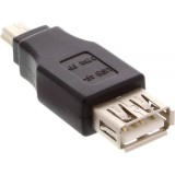 USB A - USB Mini (5pin) Negru (33500B)