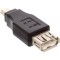 USB A - USB Mini (5pin) Negru (33500B)