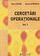 Cercetari operationale, Volumul I foto
