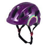 Casca Ciclism Copii P2R MASCOT - 48-52 cm, XS, Violet Ultimate FactoryBikes