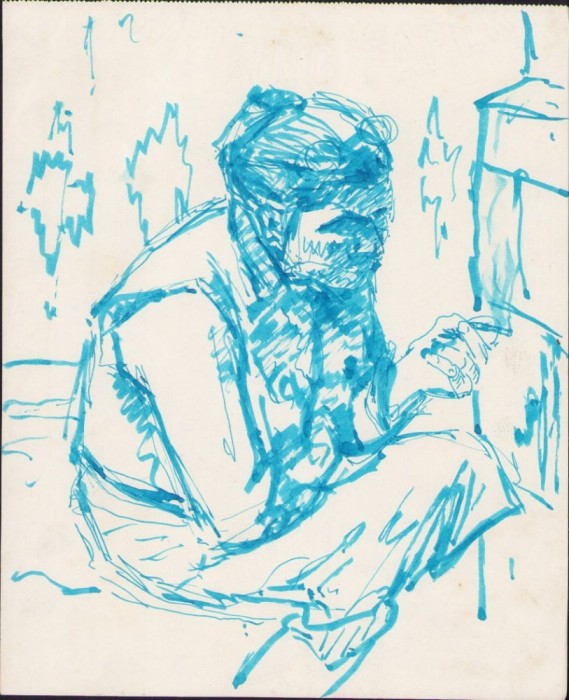 A1592 Schiță de Dimitrie &bdquo;Puiu&rdquo; Eitel, perioada interbelică, nesemnată