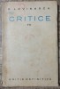 Critice - E. Lovinescu// vol. VII