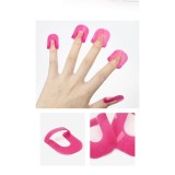 Set 26 buc Sabloane Reutilizabile pentru Oja, pentru Manichiura Ingrijita, fara Depasire Margini, Protectie Cuticula, 10 Marimi