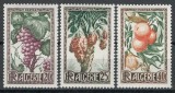 Algeria 1950 Mi 290/92 - Fructe, Nestampilat