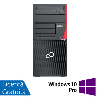 PC Refurbished Fujitsu Siemens Esprimo P910, Intel Core i5-3470 3.20GHz, 8GB DDR3, 240GB SSD, DVD-ROM + Windows 10 Pro NewTechnology Media foto