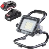 Raider RDP-SWL20 + RDP-R20 - Lampa + Set 1 acumulator si incarcator Li-Ion 20 V 2 Ah