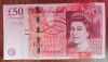 M1 - Bancnota foarte vechi - Marea Britanie - Anglia - 50 lire sterline