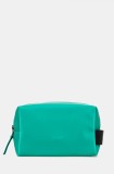 Rains portfard Wash Bag Small W3 culoarea verde, 15580