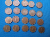 LOT 20 BUCATI 1 PFENNIG- RFG DIFERITE LITERE