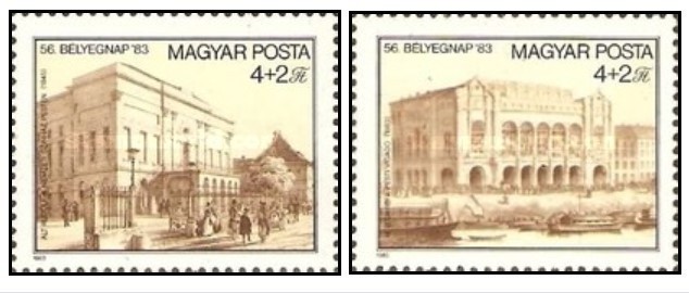 Ungaria 1983 - ziua marcii postale, serie neuzata