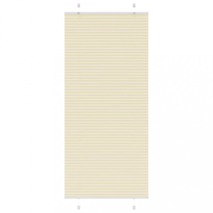 Jaluză plisată Crem 100x200cm Lățime țesătură 99,4cm