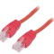 Cabl patch U/UTP Cat 5e PVC roșu 3m