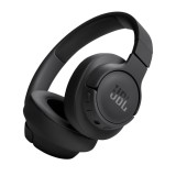 Casti JBL Tune 720BT Wireless Over-Ear, Negru, Bluetooth 5.3, JBL Pure Bass, Autonomie 76h, Multipoint, Microfon, Pliabile