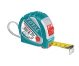 Ruleta metalica 8mX25mm sistem metric si inch cu 3 butoane de blocaj Total TMT126081