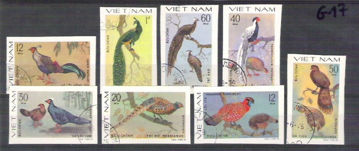 Vietnam 1979 Birds, IMPERFORATE used E.116