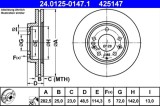 Disc frana ATE 24.0125-0147.1