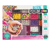 Kit creativ DIY, Coliere si bratari cu margele, Nice, Perline ABC, 1500 piese