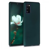 Husa pentru Samsung Galaxy A41, Silicon, Verde, 52254.14, Carcasa