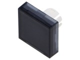 Lentilă pentru buton 22mm, neagră